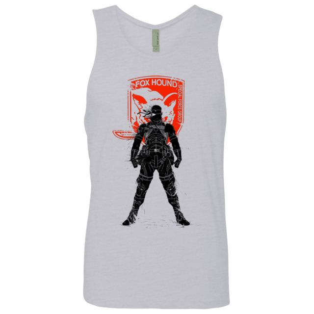 T-Shirts Heather Grey / Small Fox Hound (1) Men's Premium Tank Top