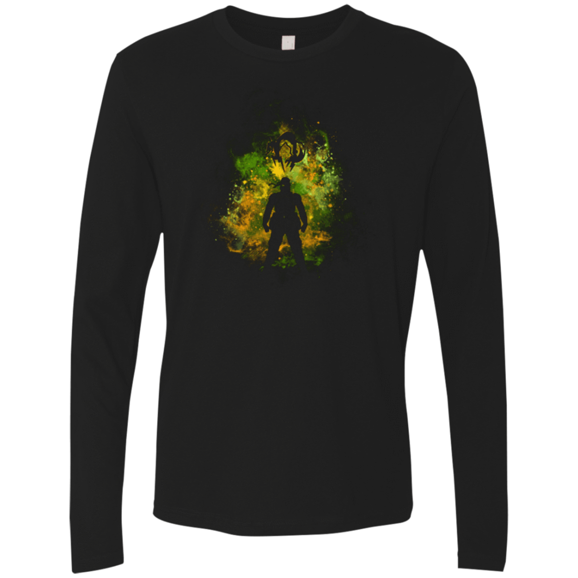 T-Shirts Black / Small Fox Hound Art Men's Premium Long Sleeve