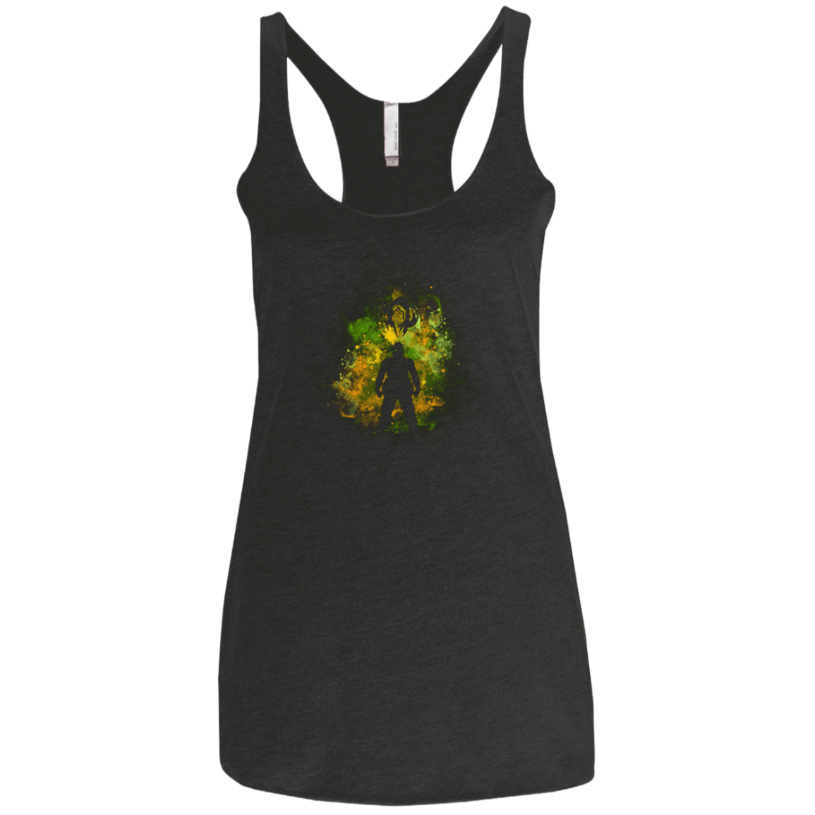 T-Shirts Vintage Black / X-Small Fox Hound Art Women's Triblend Racerback Tank