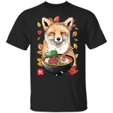 T-Shirts Black / YXS Fox, Leaves and Ramen Youth T-Shirt