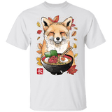 T-Shirts White / YXS Fox, Leaves and Ramen Youth T-Shirt