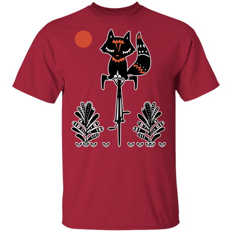 T-Shirts Cardinal / S Fox On A Bike T-Shirt
