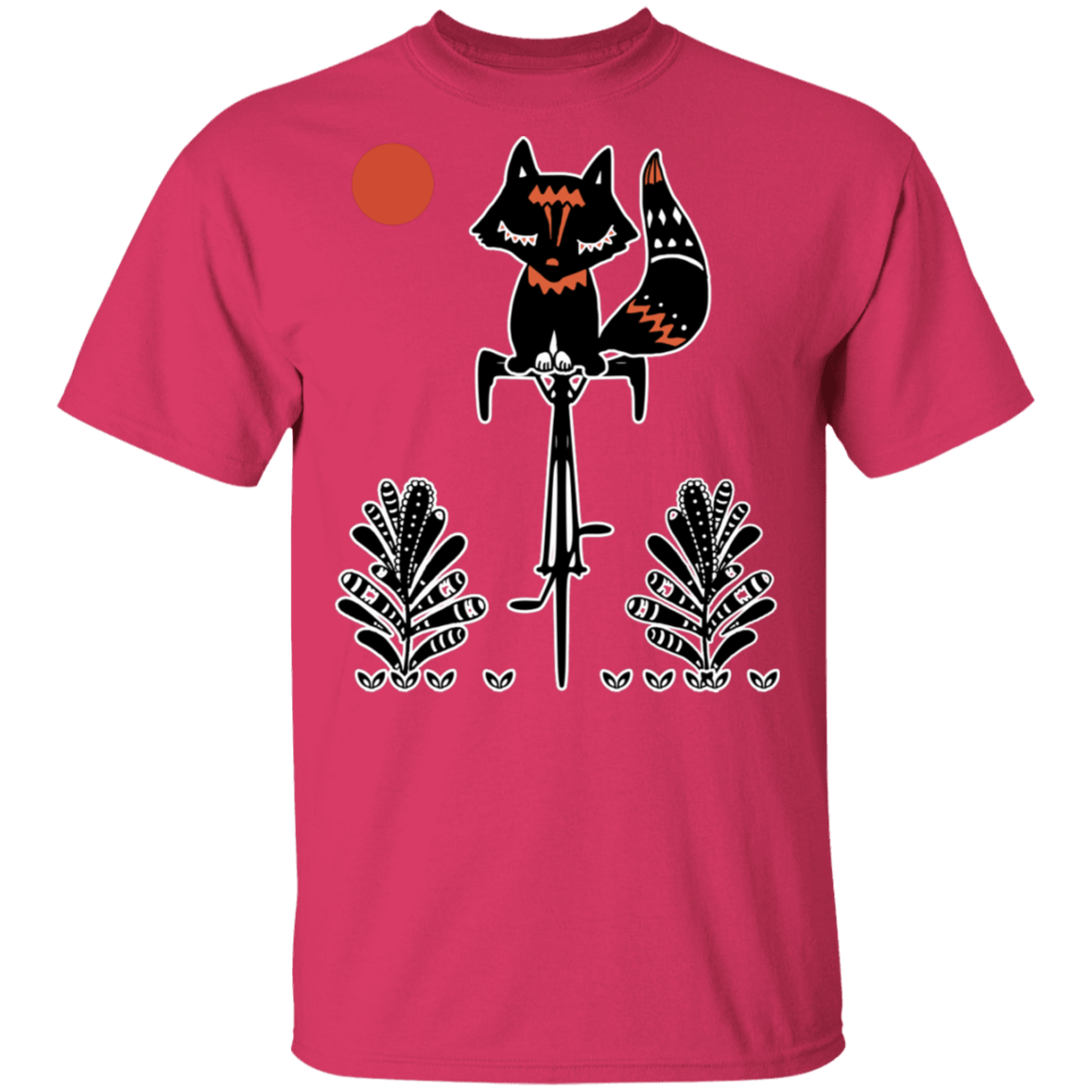 T-Shirts Heliconia / S Fox On A Bike T-Shirt