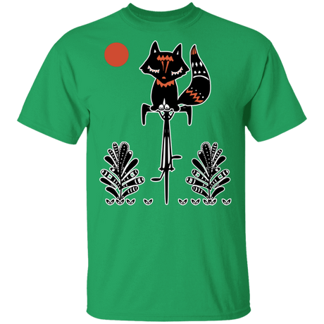 T-Shirts Irish Green / S Fox On A Bike T-Shirt