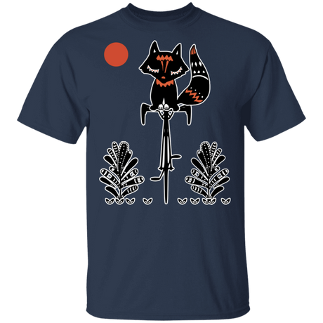 T-Shirts Navy / S Fox On A Bike T-Shirt