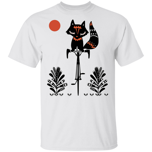 T-Shirts White / S Fox On A Bike T-Shirt