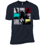 T-Shirts Midnight Navy / YXS Fox Pane Boys Premium T-Shirt