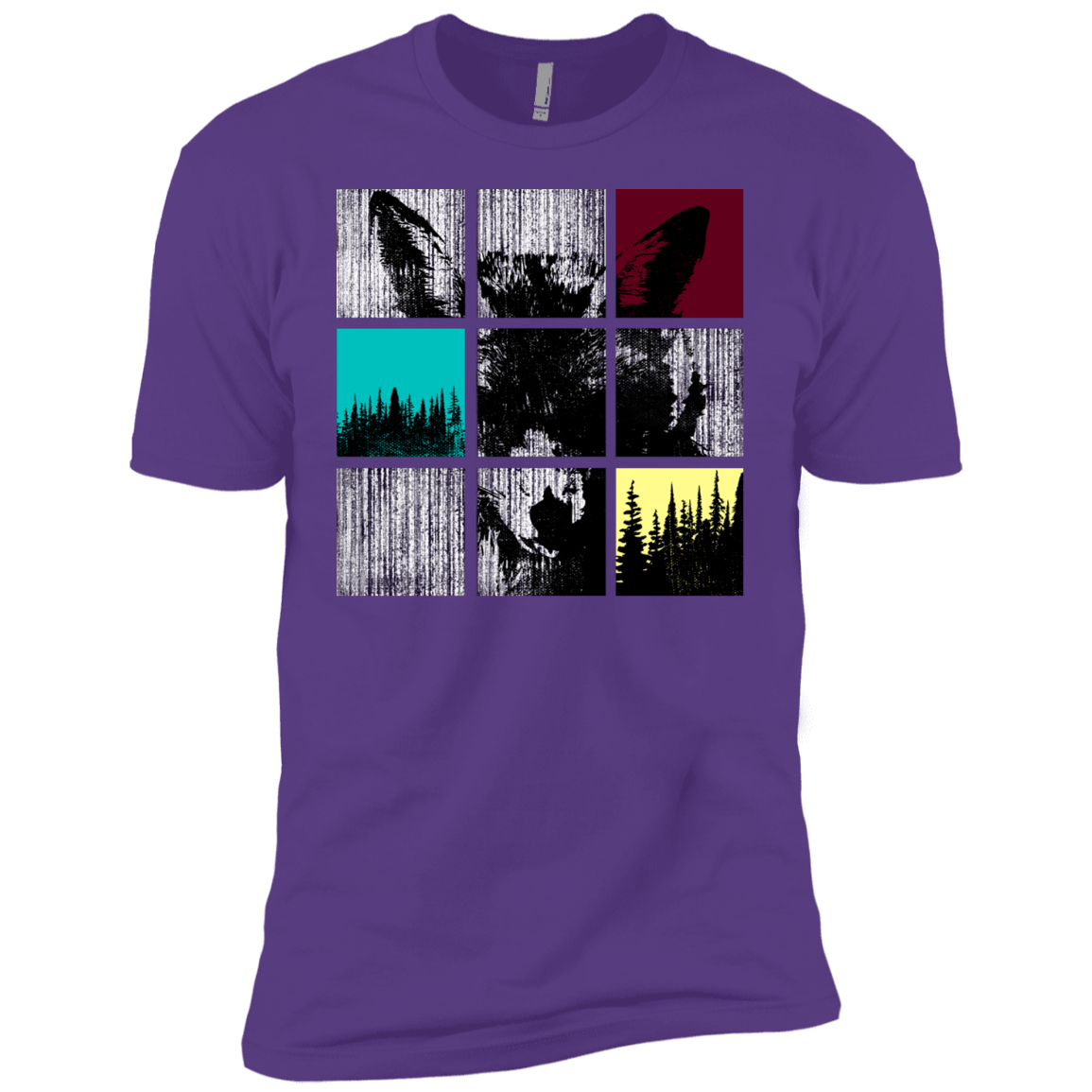 T-Shirts Purple Rush / YXS Fox Pane Boys Premium T-Shirt