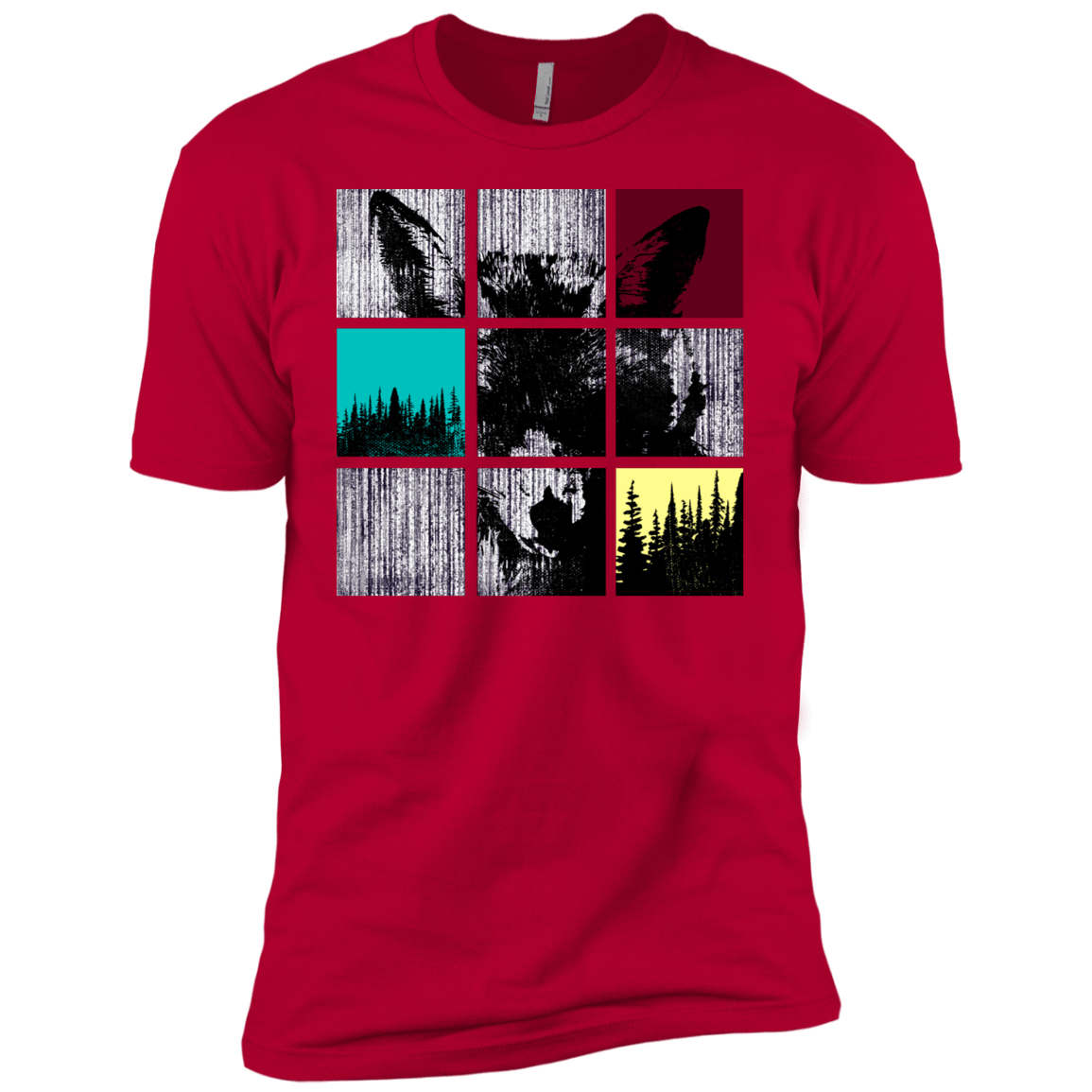 T-Shirts Red / YXS Fox Pane Boys Premium T-Shirt