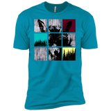 T-Shirts Turquoise / YXS Fox Pane Boys Premium T-Shirt