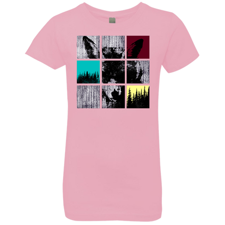 T-Shirts Light Pink / YXS Fox Pane Girls Premium T-Shirt