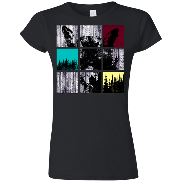 T-Shirts Black / S Fox Pane Junior Slimmer-Fit T-Shirt