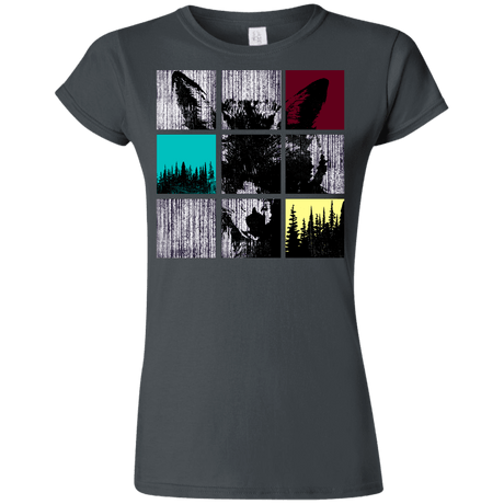 T-Shirts Charcoal / S Fox Pane Junior Slimmer-Fit T-Shirt