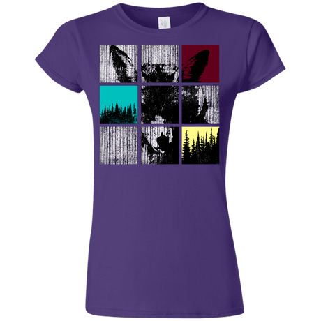 T-Shirts Purple / S Fox Pane Junior Slimmer-Fit T-Shirt