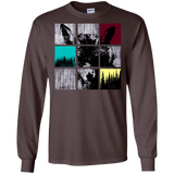 T-Shirts Dark Chocolate / S Fox Pane Men's Long Sleeve T-Shirt