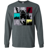 T-Shirts Dark Heather / S Fox Pane Men's Long Sleeve T-Shirt