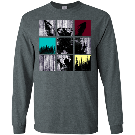 T-Shirts Dark Heather / S Fox Pane Men's Long Sleeve T-Shirt