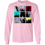 T-Shirts Light Pink / S Fox Pane Men's Long Sleeve T-Shirt