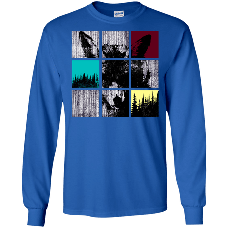 T-Shirts Royal / S Fox Pane Men's Long Sleeve T-Shirt