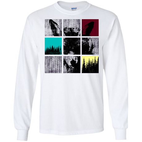 T-Shirts White / S Fox Pane Men's Long Sleeve T-Shirt