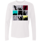 T-Shirts White / S Fox Pane Men's Premium Long Sleeve