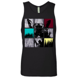 T-Shirts Black / S Fox Pane Men's Premium Tank Top