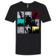 T-Shirts Black / X-Small Fox Pane Men's Premium V-Neck
