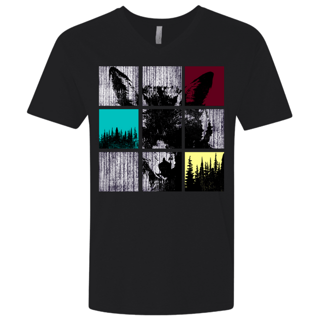 T-Shirts Black / X-Small Fox Pane Men's Premium V-Neck