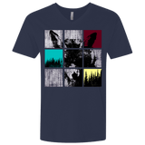 T-Shirts Midnight Navy / X-Small Fox Pane Men's Premium V-Neck