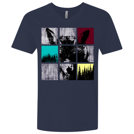 T-Shirts Midnight Navy / X-Small Fox Pane Men's Premium V-Neck
