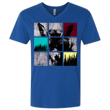 T-Shirts Royal / X-Small Fox Pane Men's Premium V-Neck