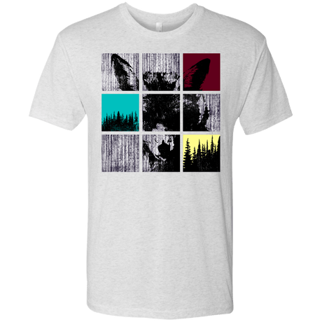 T-Shirts Heather White / S Fox Pane Men's Triblend T-Shirt