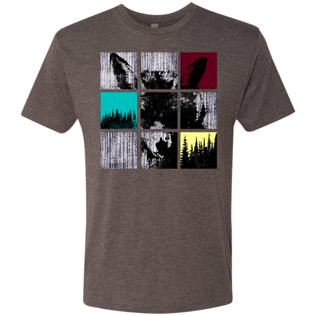 T-Shirts Macchiato / S Fox Pane Men's Triblend T-Shirt