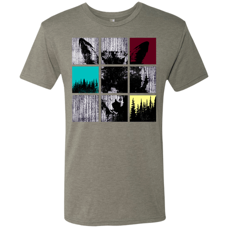 T-Shirts Venetian Grey / S Fox Pane Men's Triblend T-Shirt