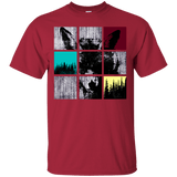 T-Shirts Cardinal / S Fox Pane T-Shirt