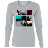 T-Shirts Sport Grey / S Fox Pane Women's Long Sleeve T-Shirt