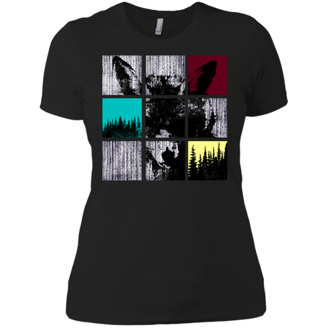 T-Shirts Black / X-Small Fox Pane Women's Premium T-Shirt