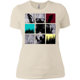 T-Shirts Ivory/ / X-Small Fox Pane Women's Premium T-Shirt