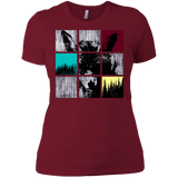 T-Shirts Scarlet / X-Small Fox Pane Women's Premium T-Shirt