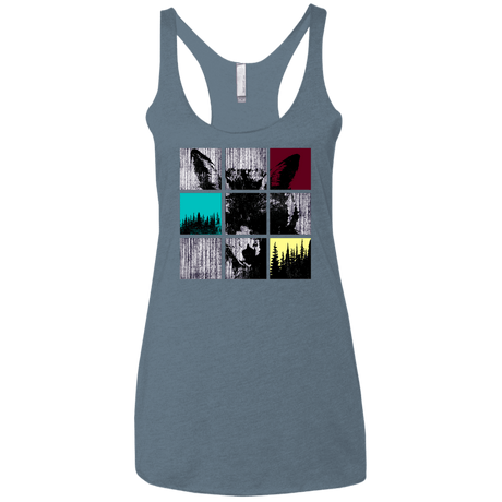 T-Shirts Indigo / X-Small Fox Pane Women's Triblend Racerback Tank