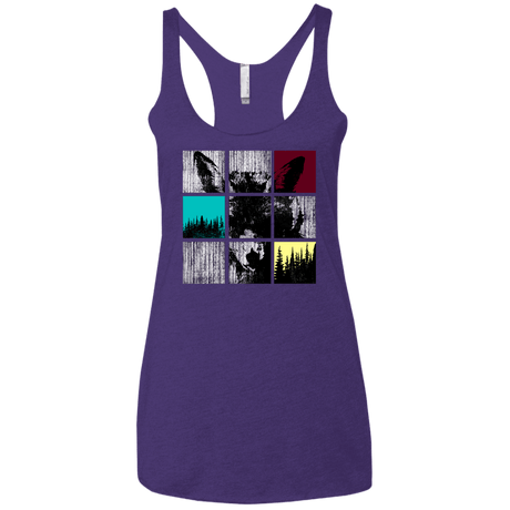 T-Shirts Purple Rush / X-Small Fox Pane Women's Triblend Racerback Tank