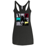 T-Shirts Vintage Black / X-Small Fox Pane Women's Triblend Racerback Tank