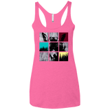 T-Shirts Vintage Pink / X-Small Fox Pane Women's Triblend Racerback Tank