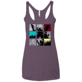 T-Shirts Vintage Purple / X-Small Fox Pane Women's Triblend Racerback Tank