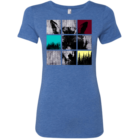 T-Shirts Vintage Royal / S Fox Pane Women's Triblend T-Shirt