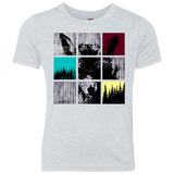 T-Shirts Heather White / YXS Fox Pane Youth Triblend T-Shirt