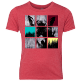 T-Shirts Vintage Red / YXS Fox Pane Youth Triblend T-Shirt