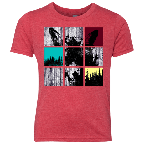 T-Shirts Vintage Red / YXS Fox Pane Youth Triblend T-Shirt
