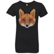T-Shirts Black / YXS Fox Portrait Girls Premium T-Shirt
