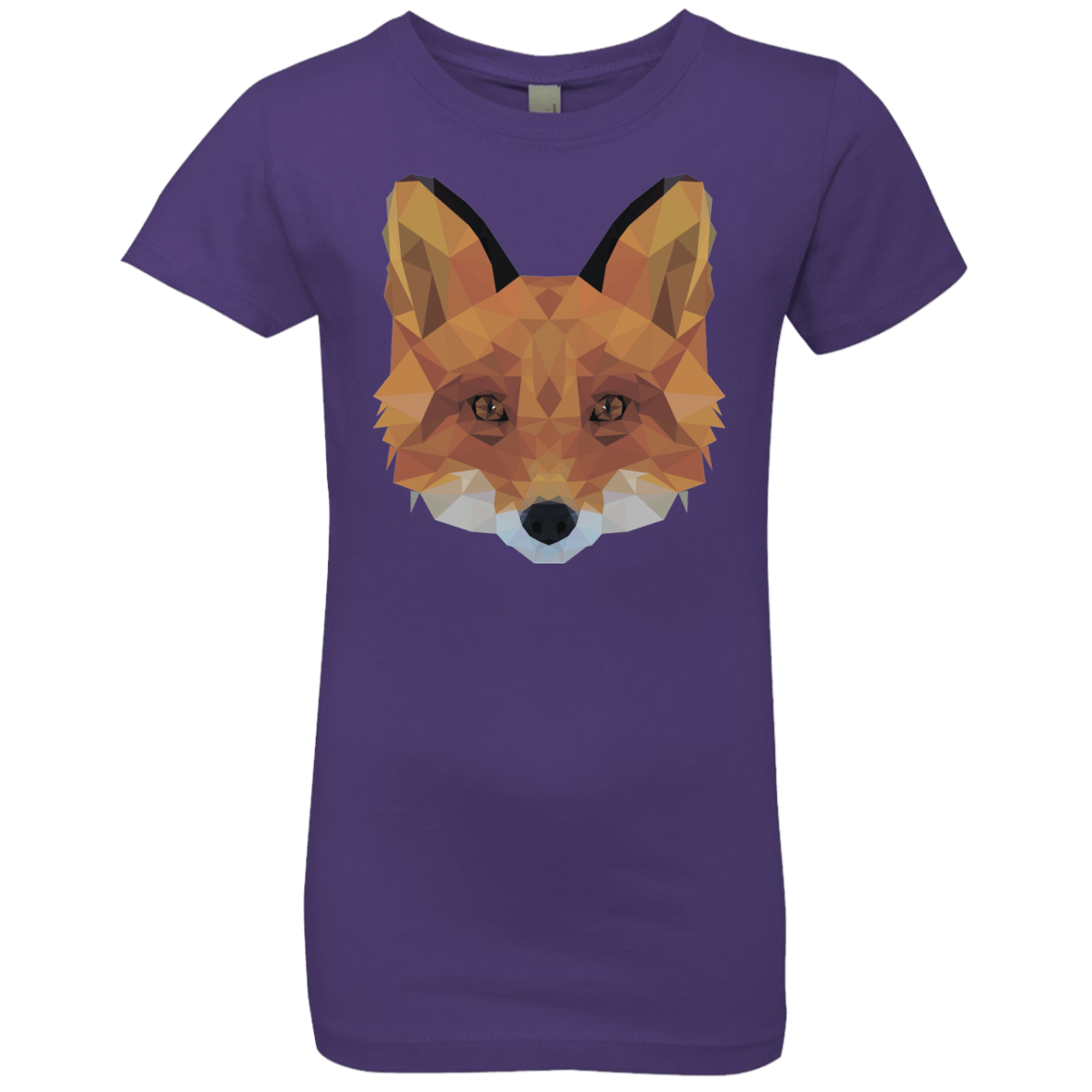 T-Shirts Purple Rush / YXS Fox Portrait Girls Premium T-Shirt
